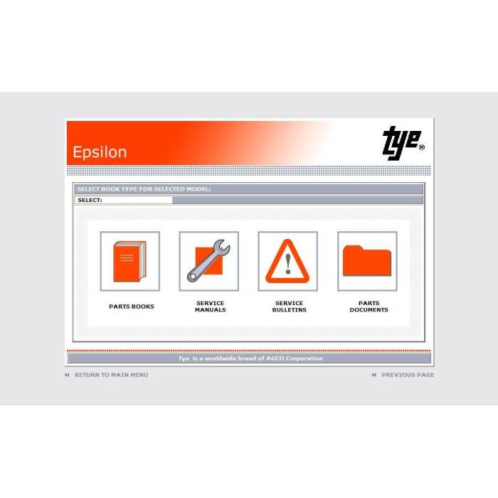 TYE EPC SPARE PARTS CATALOG 2020