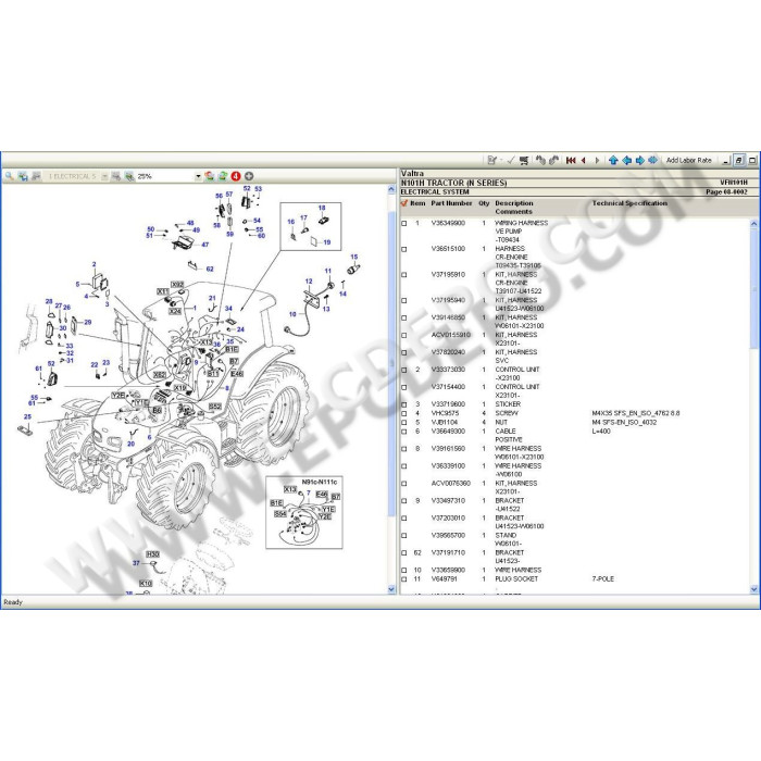 VALTRA NORTH AMERICA EPC PARTS CATALOG 2021