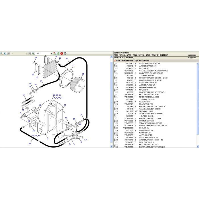 White Planters North America EPC parts catalog + service 2020