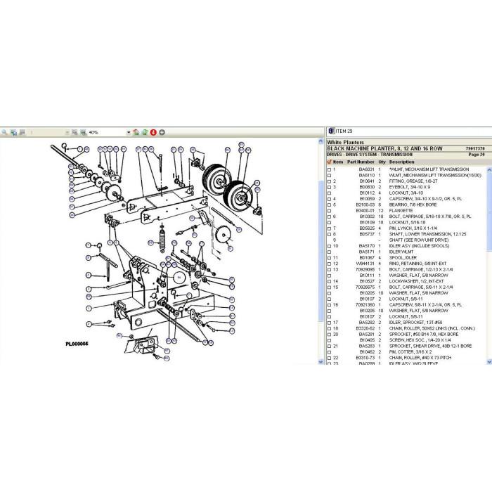 White Planters North America EPC parts catalog + service 2020