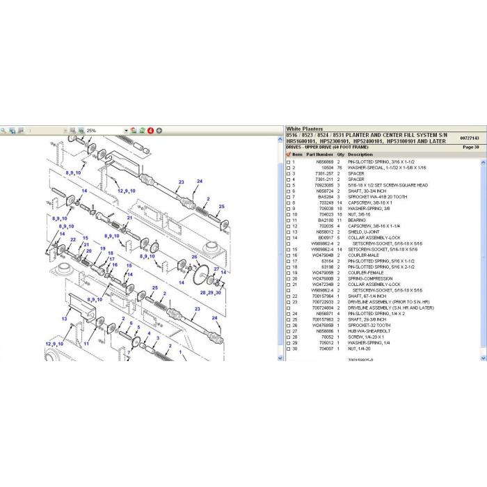 White Planters North America EPC parts catalog + service 2020