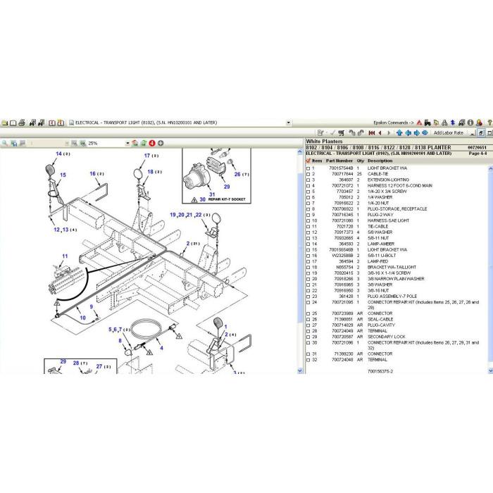 White Planters Europe EPC spare parts catalog 2020