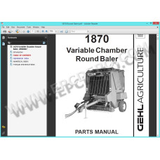 GEHL AG AGRICULTURE EQUIPMENT EPC PARTS CATALOG