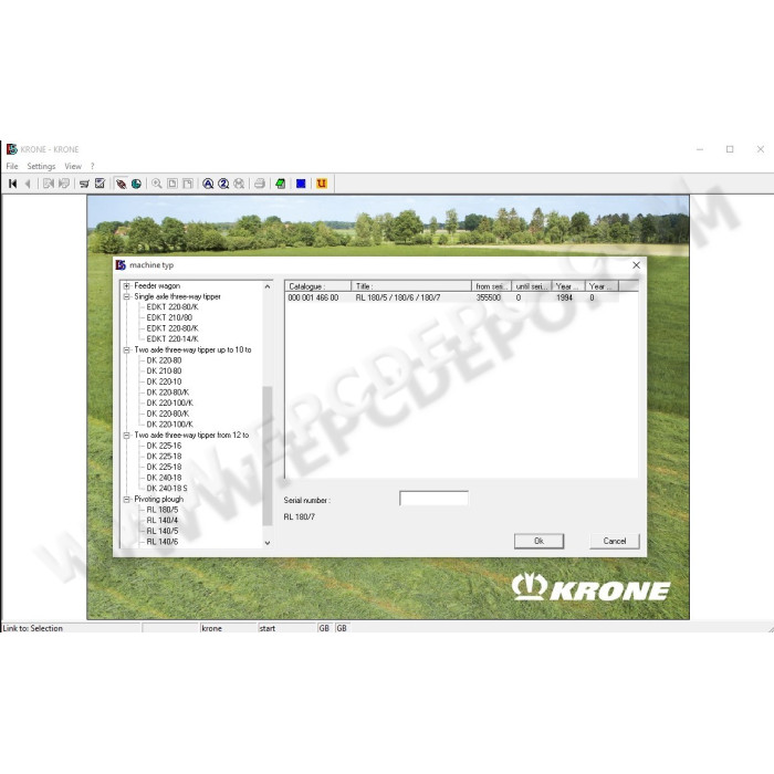 KRONE EPC 2013 SPARE PARTS CATALOG