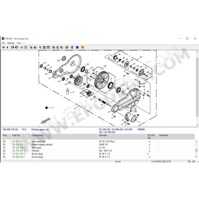 KRONE EPC 2013 SPARE PARTS CATALOG