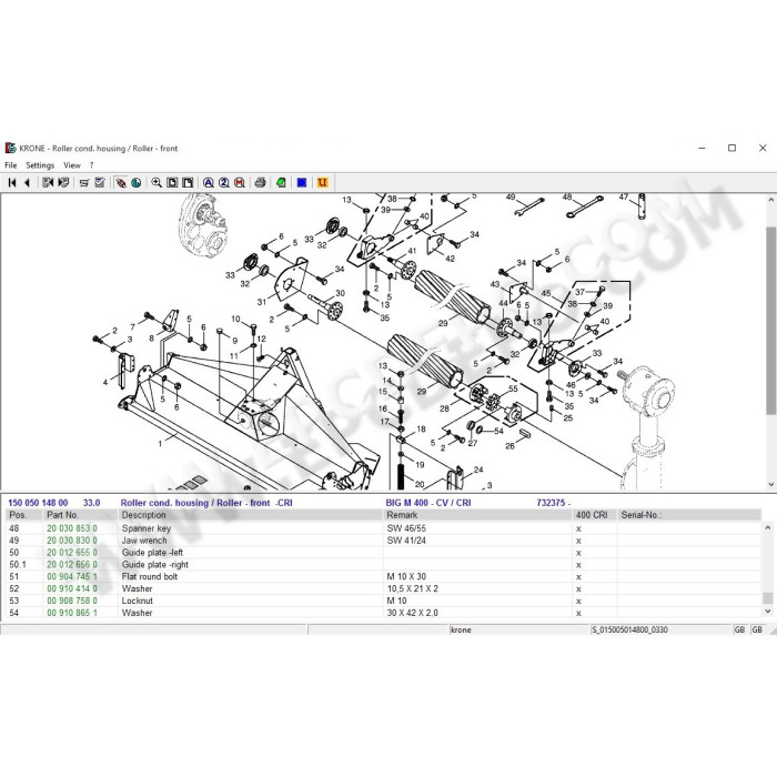 KRONE EPC 2013 SPARE PARTS CATALOG