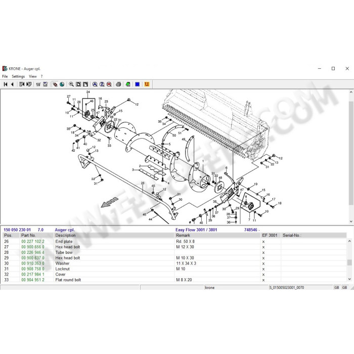 KRONE EPC 2013 SPARE PARTS CATALOG