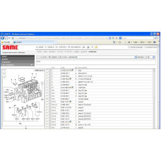 SAME SDF 2012 EPC PARTS & SERVICE CATALOG