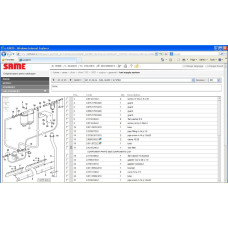 SAME SDF 2012 EPC PARTS & SERVICE CATALOG