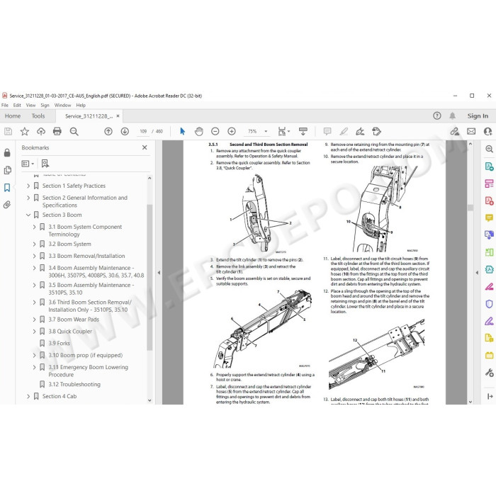 Deutz-Fahr Agrovector parts + service + operator manual