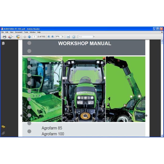 Deutz-Fahr workshop service & repair manual