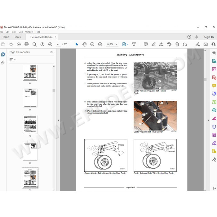 Flexicoil Air Drill 5000HD service manual