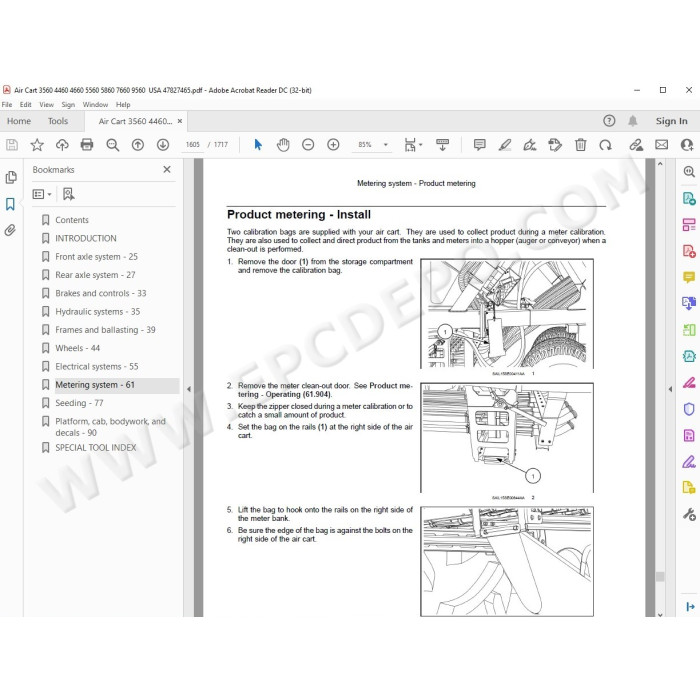 Flexicoil Air Cart 3560 4460 4660 5560 5860 7660 9560 service manual