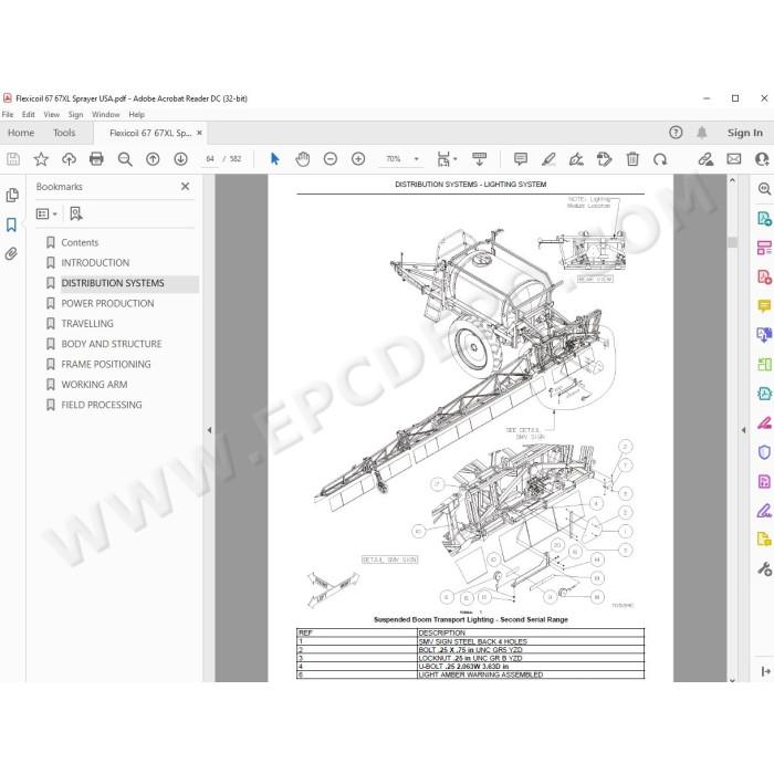 Flexicoil Sprayer 67 / 67XL service manual
