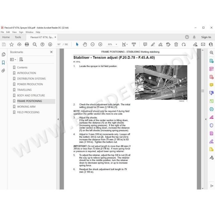 Flexicoil Sprayer 67 / 67XL service manual