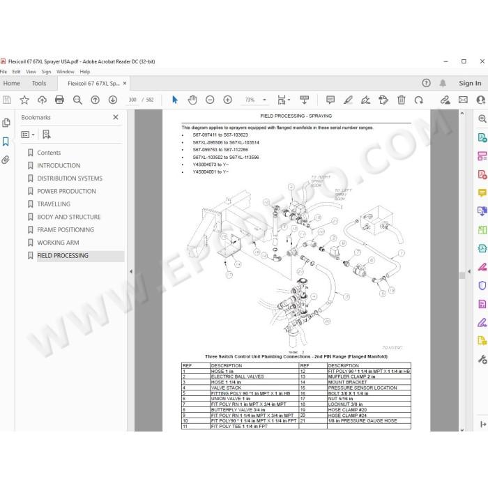 Flexicoil Sprayer 67 / 67XL service manual