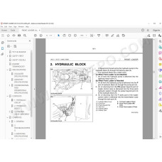 Kubota Loader LA513 LA723 LA853 workshop service manual