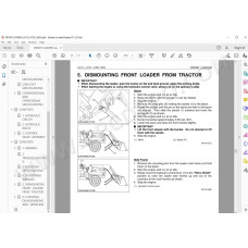 Kubota Loader LA513 LA723 LA853 workshop service manual
