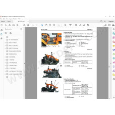 Kubota Tractor BX1500 workshop service manual