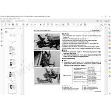 Kubota Tractor B21 Loader TL421 Backhoe BT751 workshop service manual
