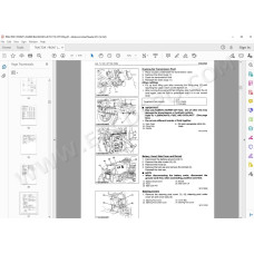 Kubota Tractor L48 Loader TL1150 Backhoe BT1100 workshop service manual
