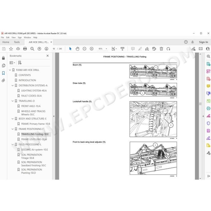New Holland Air Hoe Drill P2060 service manual