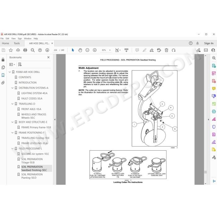 New Holland Air Hoe Drill P2060 service manual