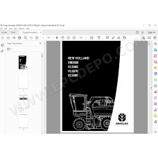 New Holland Harvester VM3080 VL5060 VL5070 VL5080 service manual