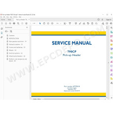 New Holland Pick-up Header 790CP service manual