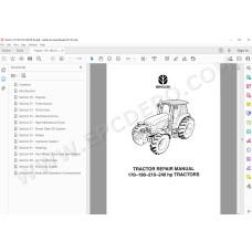 New Holland Tractor 170 190 210 240 HP service manual