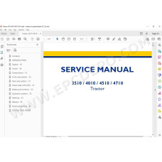 New Holland Tractor 3510 4010 4510 4710 service manual