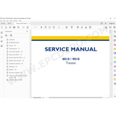 New Holland Tractor 8010 9010 service manual