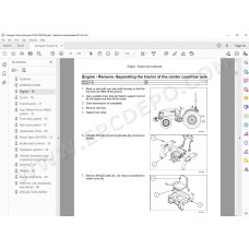 New Holland Tractor Boomer 30 35 Rops service manual