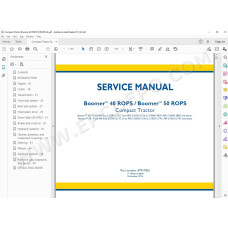 New Holland Tractor Boomer 40 50 Rops service manual
