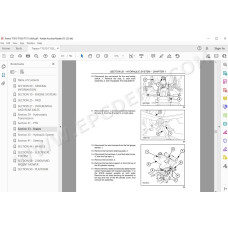 New Holland Tractor T1010 T1030 T1110 service manual