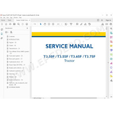New Holland Tractor T3.50F T3.55F T3.65F T3.75F service manual