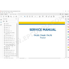 New Holland Tractor T4.55 T4.65 T4.75 service manual