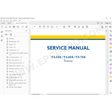 New Holland Tractor T4.55S T4.65S T4.75S service manual