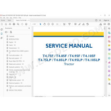 New Holland Tractor T4.75F T4.85F T4.95F T4.105F service manual