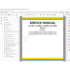 New Holland Tractor T4.75V T4.85V T4.95V T4.105V Tier 3 service manual