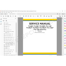 New Holland Tractor T4.80F T4.90F T4.100F T4.110F Tier 4A service manual
