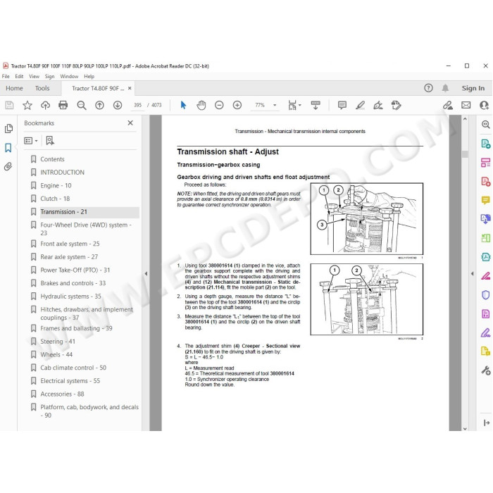 New Holland Tractor T4.80LP T4.90LP T4.100LP T4.110LP service manual