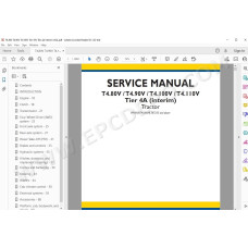 New Holland Tractor T4.80V T4.90V T4.100V T4.110V Tier 4A service manual
