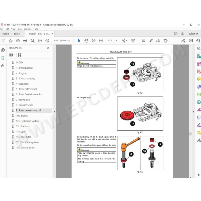 New Holland Tractor T4.90 FB, T4.100 FB, T4.110 FB service manual