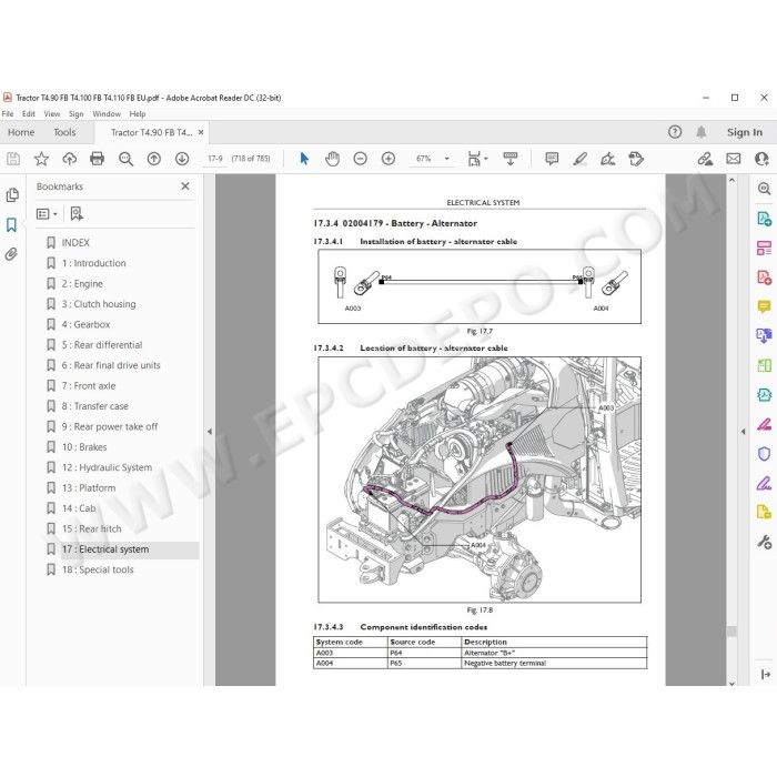 New Holland Tractor T4.90 FB, T4.100 FB, T4.110 FB service manual