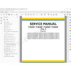 New Holland Tractor T4030F T4040F T4050F T4060F Tier 3 service manual