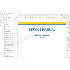 New Holland Tractor T4030F T4040F service & repair manual