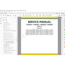 New Holland Tractor T4030V T4040V T4050V T4060V Tier 3 service manual