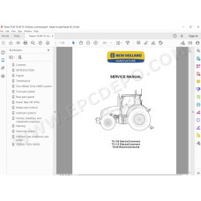 New Holland Tractor T5.95 T5.105 T5.115 ElectroCommand service manual