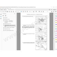 New Holland Tractor T6030 T6050 T6070 T6080 T6090 Power / Range Command service manual